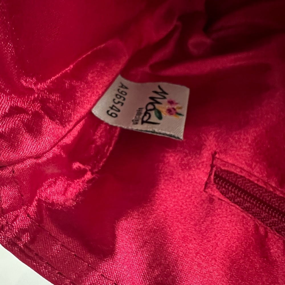 NEW Mad by Design Silk Rose Appliqué Handbag - Picture 12 of 12
